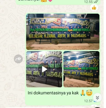 Pengiriman Papan Bunga Duka Uwung Jaya