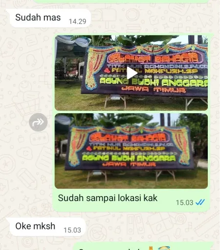 Pengiriman Papan Bunga Uwung Jaya