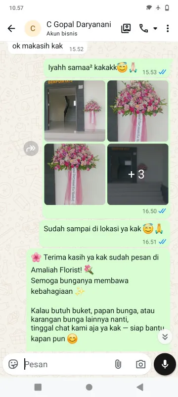 Pengiriman Karangan Bunga Uwung Jaya